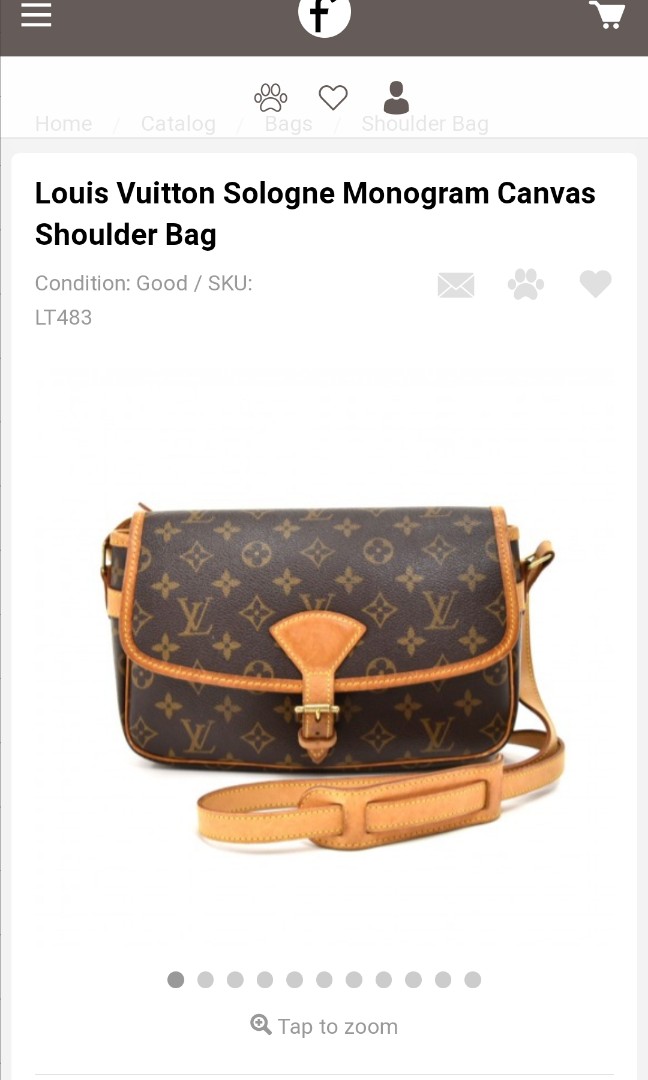 Louis Vuitton Monogram Canvas Sologne Crossbody Bag, Luxury, Bags & Wallets  on Carousell