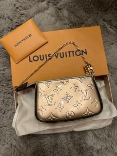 LV Mini Pochette Cluth brand new, Luxury, Bags & Wallets on Carousell