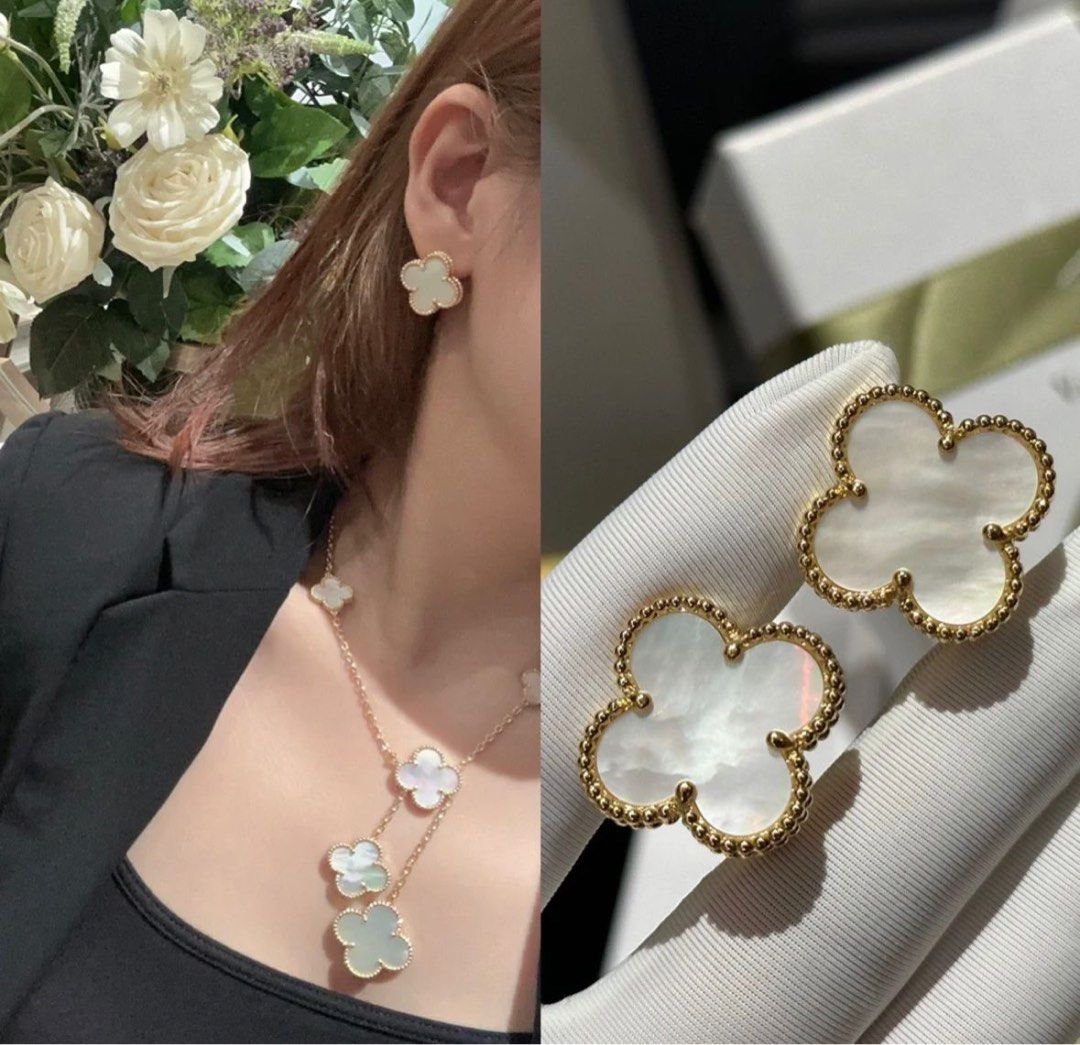 Magic Alhambra Necklace 6 Clovers Women s Fashion Jewelry Organisers Necklaces on Carousell
