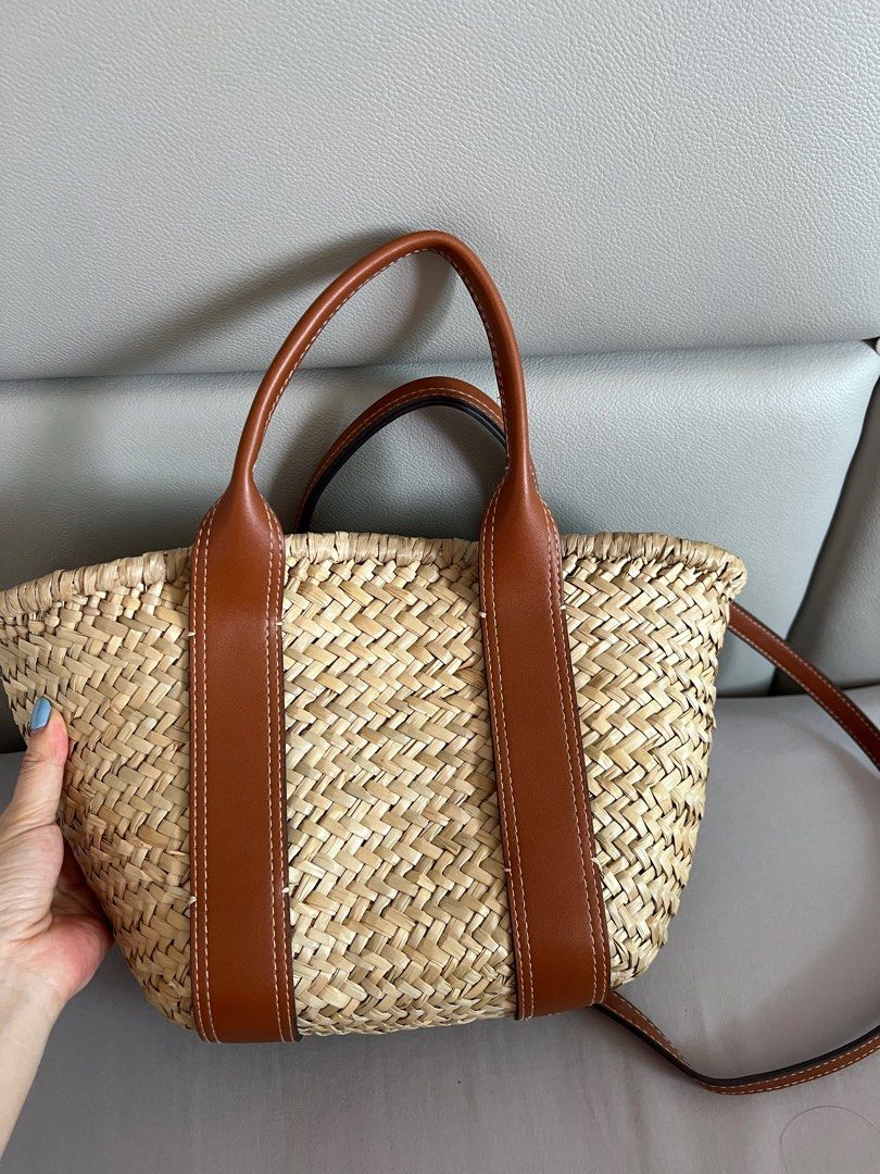 Mango Double strap basket bag
