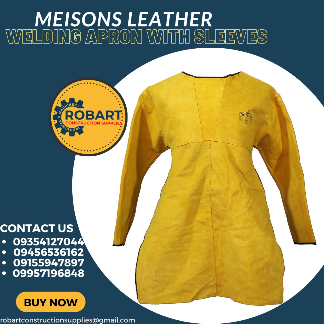 MEISONS LEATHER WELDING JACKET APRON WITH SLEEVES, Commercial