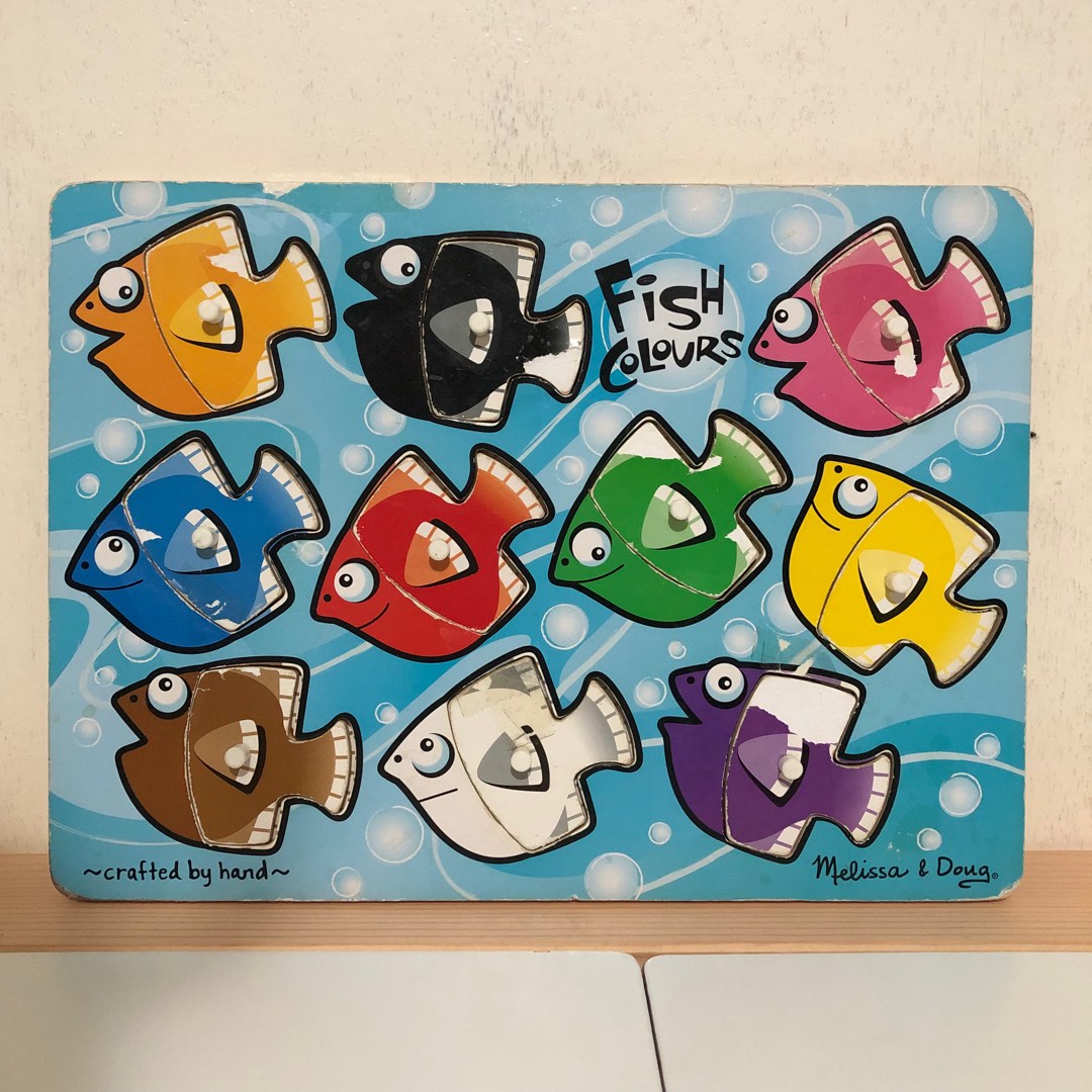 Melissa & Doug Fish Colors Puzzle, Hobbies & Toys, Toys & Games on ...