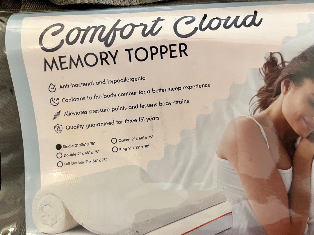 Memory Topper URATEX Comfort Cloud on Carousell