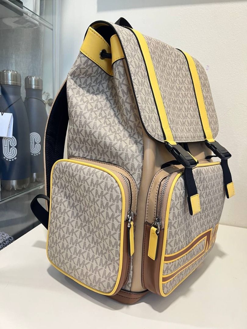 Michael kors backpack yellow deals