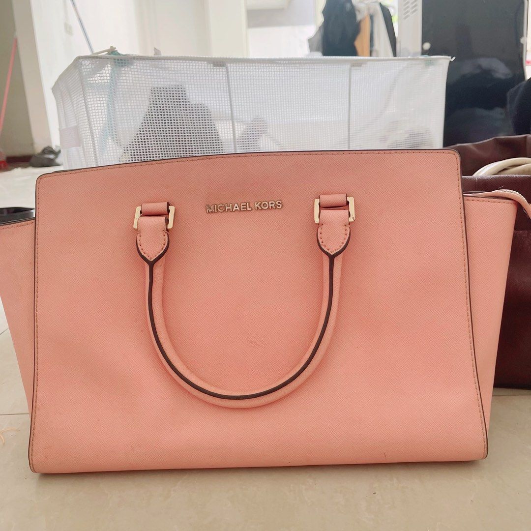 Michael kors store selma medium pink