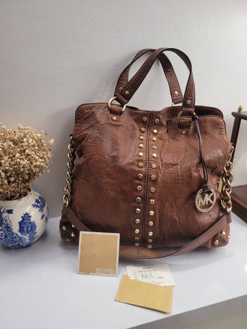 MK studded hamilton hot sale