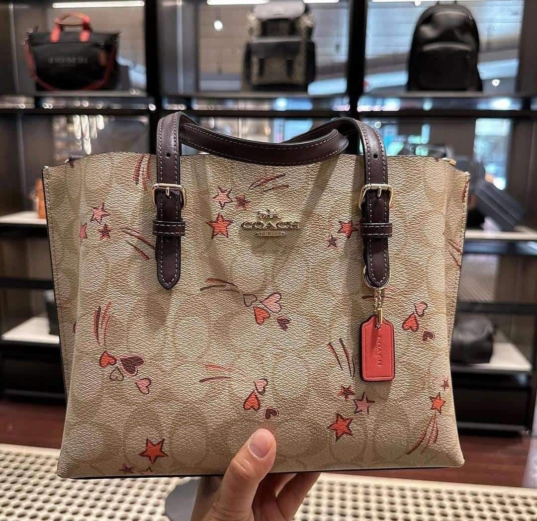 Coach star store tote