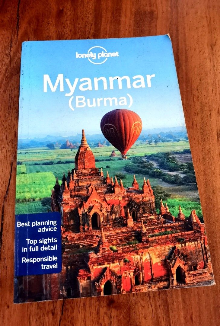 Sightseeing　Travel　Books　Holiday　Guide　Guides　Tour　Lonely　Planet,　Myanmar　By　Burma　Building　Magazines,　Restaurants　Holiday　Country　Tips　Map　Toys,　Travel　History　on　Book　Hobbies　Carousell