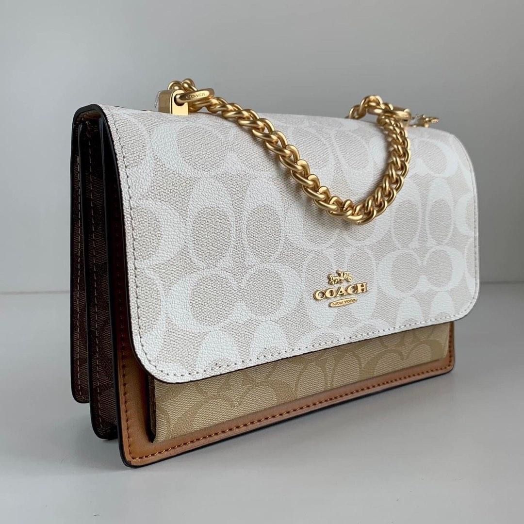 Turnlock chain phone crossbody 2025 in blocked signature canvas