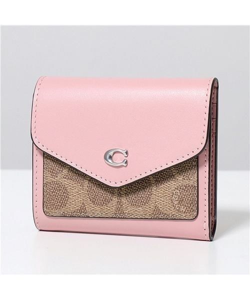 New Coach Original Pink WYN SMALL WALLET IN COLORBLOCK SIGNATURE CANVAS Wallet For Women Come With Complete Set Suitable For Gift Luxury Bags Wallets on Carousell