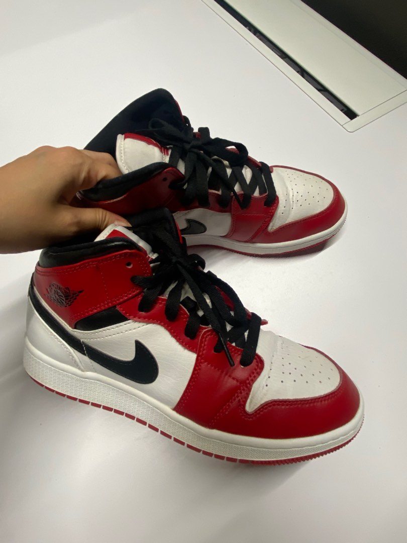 Nike Air Jordan 1 Red White Chicago Women s Fashion Footwear