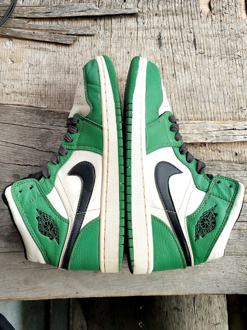air jordan 1 mid pine green price