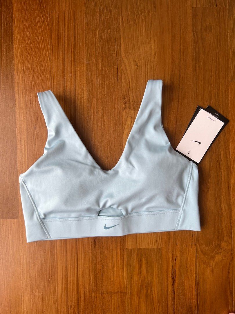 Nike Indy Light-support Padded Strappy Cutout Sports Bra in Black