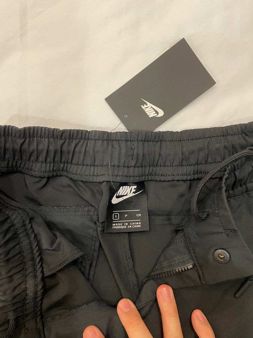 Nike rain pants black size S Men s Fashion Activewear on Carousell