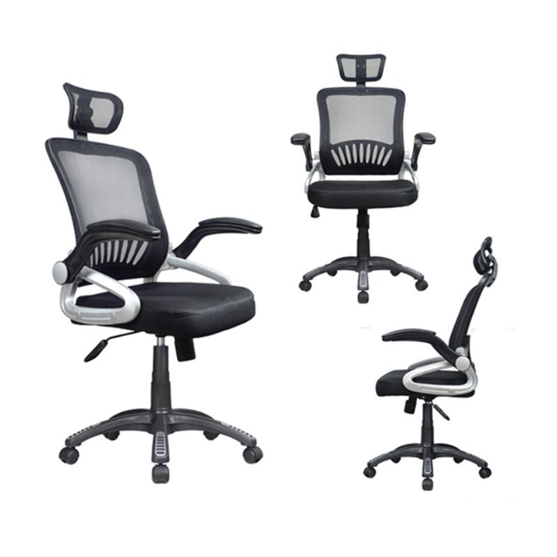 Office Chair Liftable Arm Computer Chair Study Chair Black Desk Chair