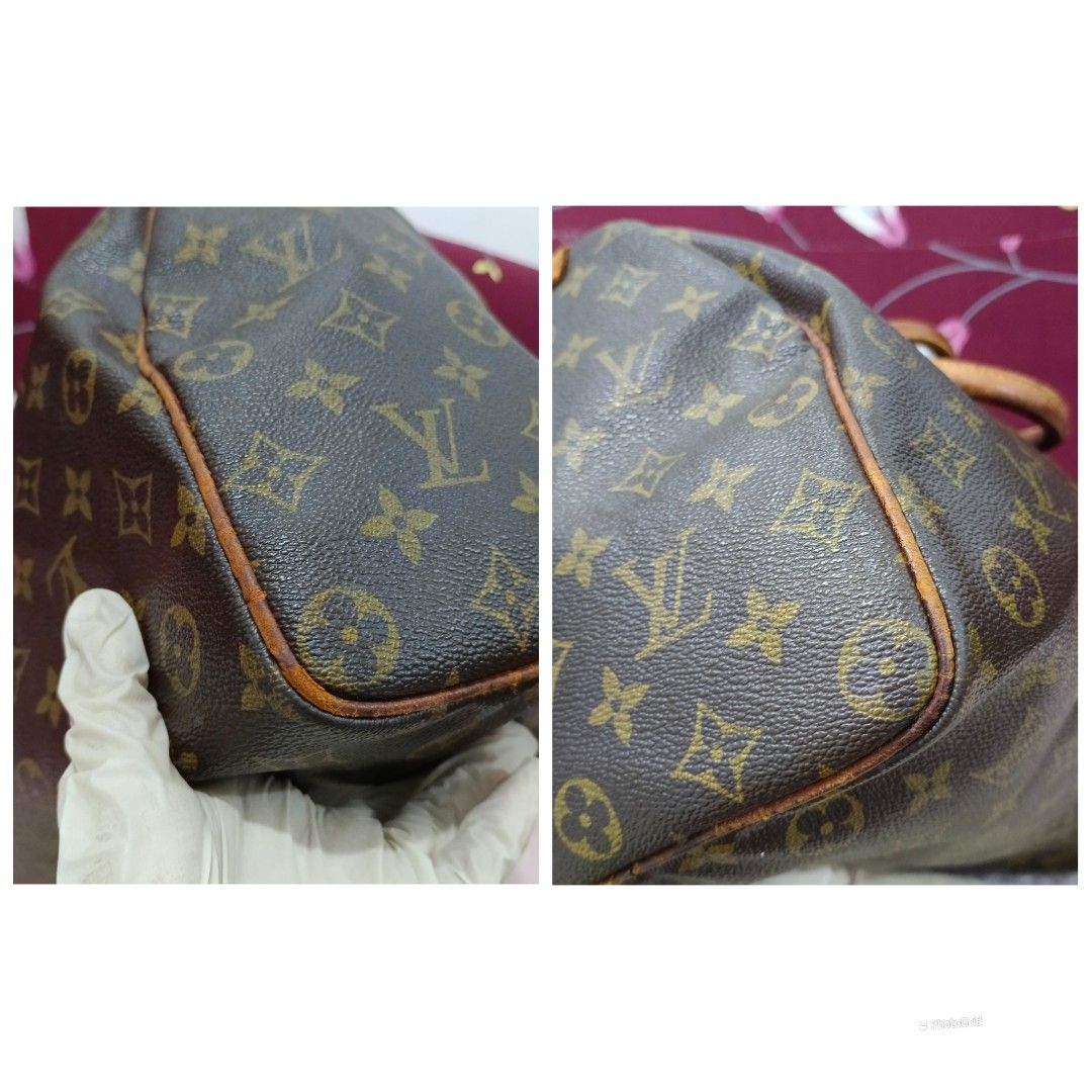 Auth Louis Vuitton Vintage Monogram Speedy 35 Hand Bag Name written  0J290100n - Tokyo Vintage Store