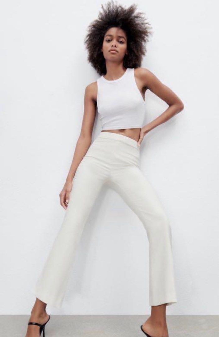 Original Zara Mini Flare Pants, Women's Fashion, Bottoms, Other Bottoms on  Carousell
