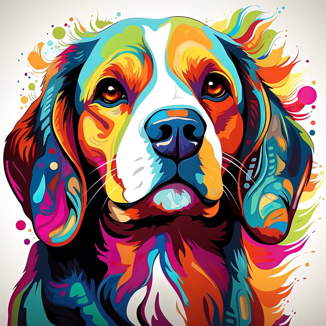 Pack of 10 Downloadable Beagle Wall Art Print Dog art dog