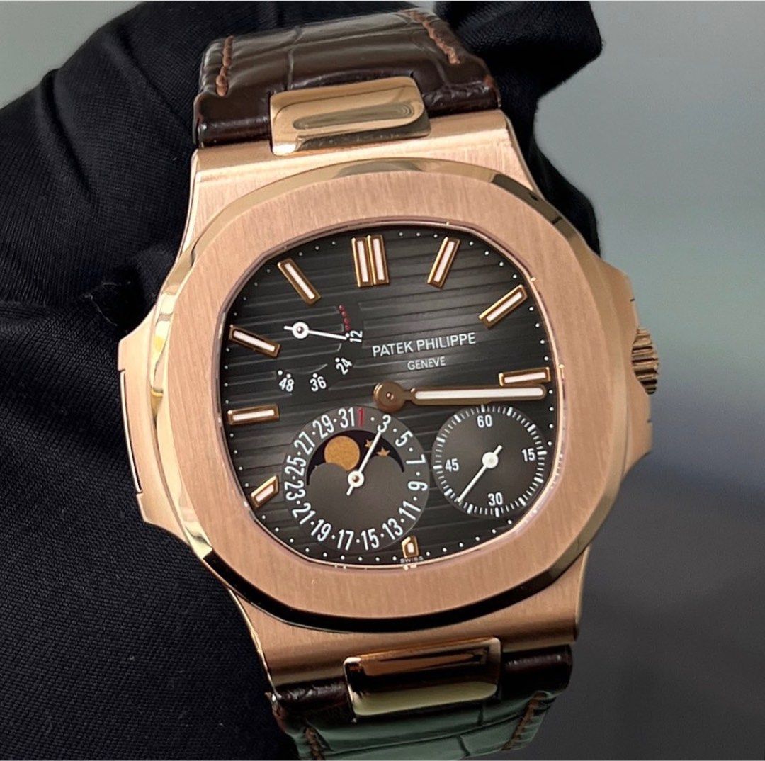 Patek Philippe Nautilus 5712R Moon Phases PP5712R Rose gold 40mm Automatic Full set dated 2014