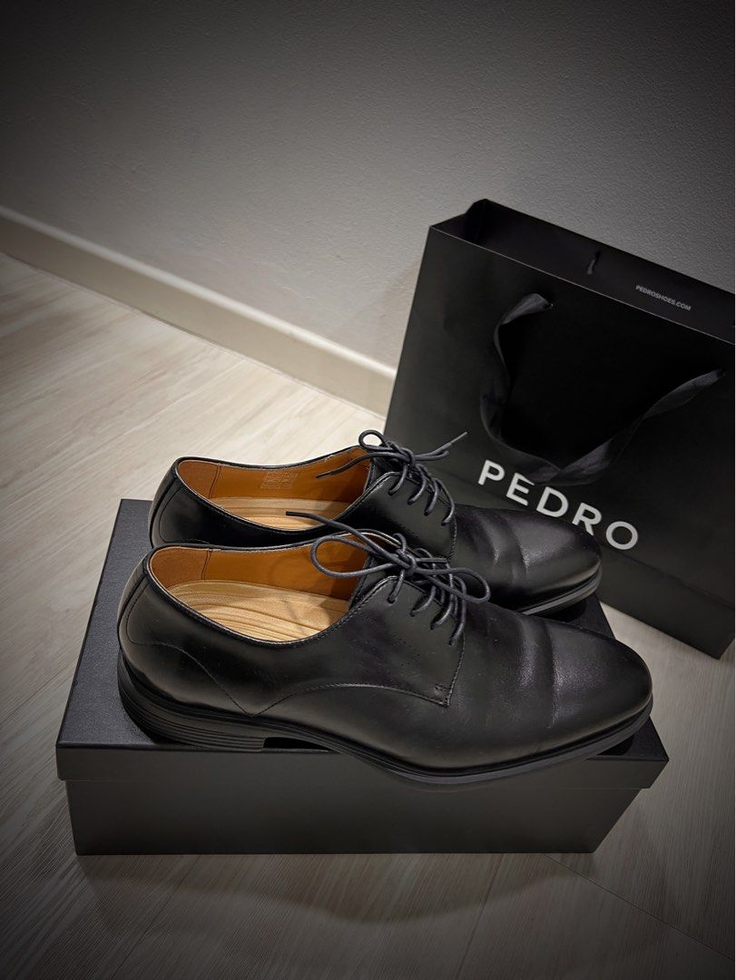 Mens leather derby shoes store