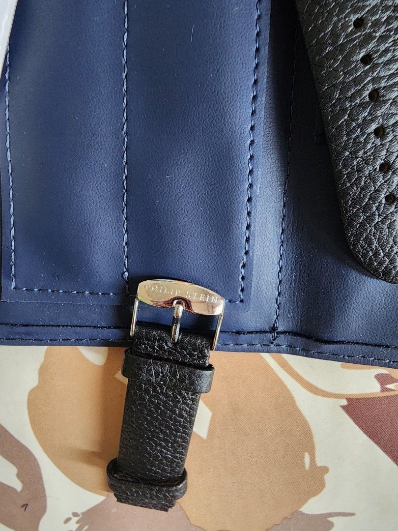 Philip Stein Black Calf Strap - Model 2-CB (Category: Wearables & Smart Watches) located in Davao. Submitted by akvtOS (Listing ID 1244277934, Image 2). Description: This chic and sleek size 2 Philip Stein strap in soft black calf leather is the perfect accessory to complement your Philip Stein watch. purchased from US new and unused, came with my Signature Philip Stien watch..