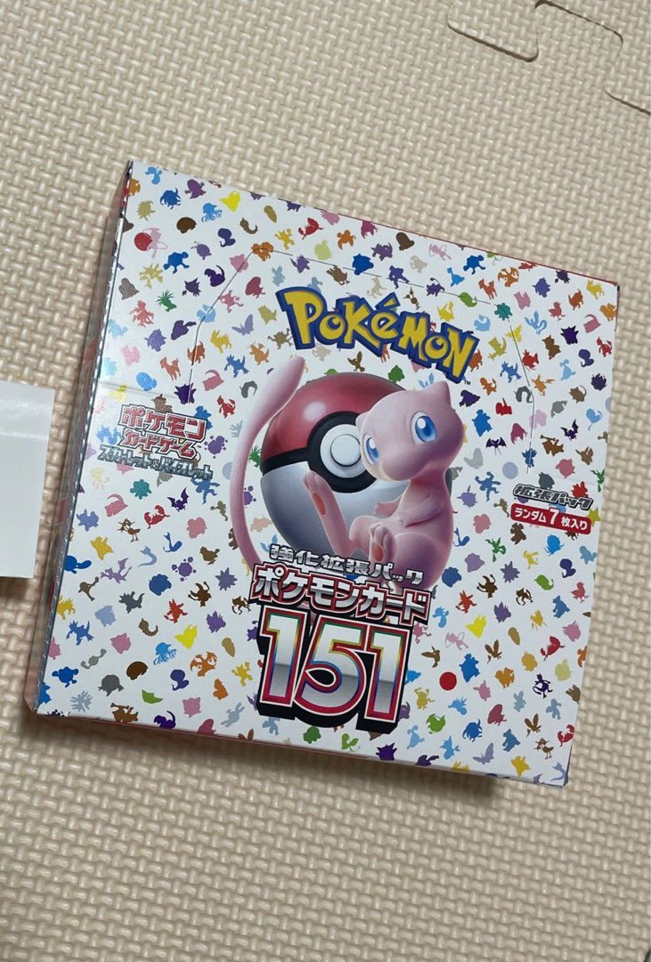 Pokemon 151 box, Hobbies & Toys, Toys & Games on Carousell