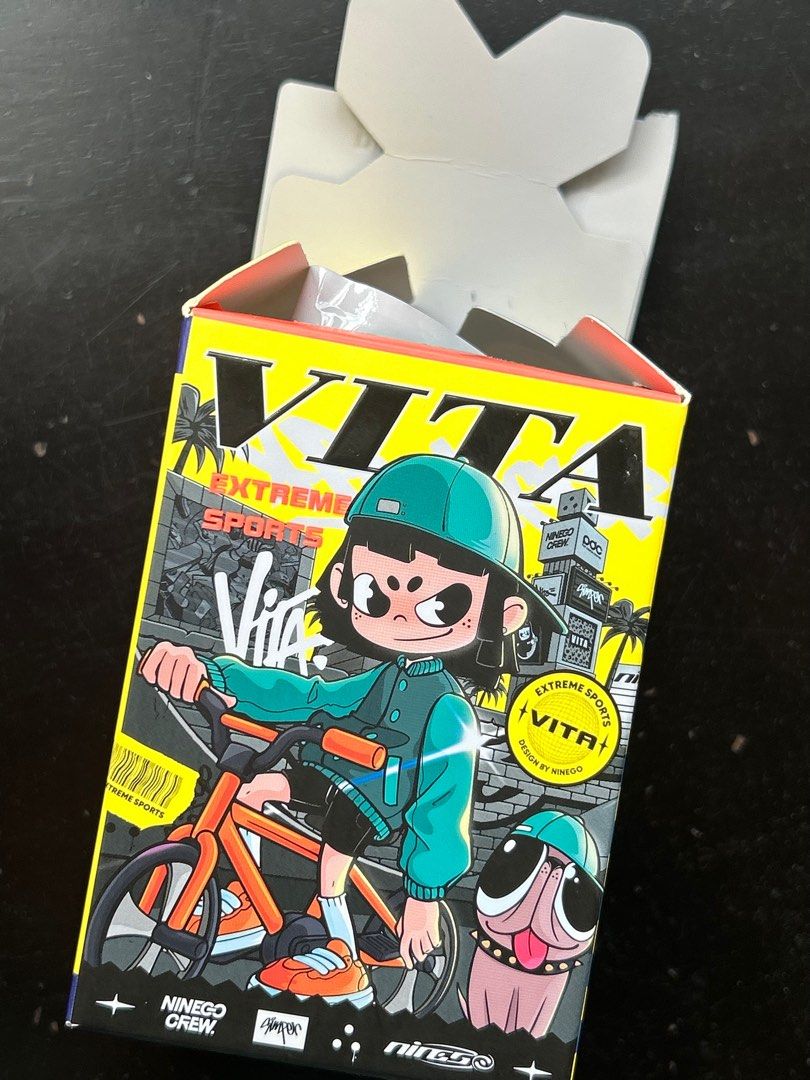 POP MART X VITA Skydiving Figure (Category: Designer & Blind Box Toys) located in Quezon City. Submitted by aweghostie (Listing ID 1244311957, Image 2). Description: POP MART X VITA Extreme Sports Figure — Version : Skydiving • Brand New • Has complete packaging (card, plastic, box) • Fixed price! • Great series to add to collection! .