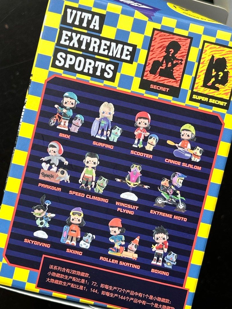 POP MART X VITA Skydiving Figure (Category: Designer & Blind Box Toys) located in Quezon City. Submitted by aweghostie (Listing ID 1244311957, Image 3). Description: POP MART X VITA Extreme Sports Figure — Version : Skydiving • Brand New • Has complete packaging (card, plastic, box) • Fixed price! • Great series to add to collection! .