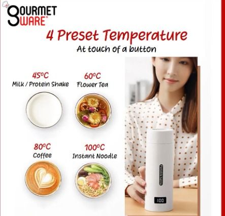 Electric kettle clearance set temperature