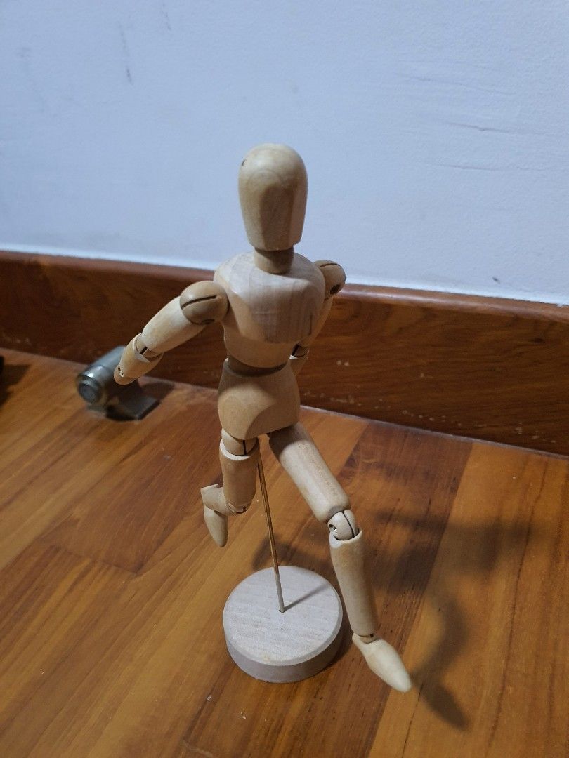 Poseable Wooden Figure Hobbies Toys Stationery Craft Art Prints on Carousell