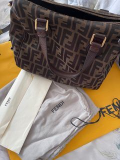 Vintage fendi Boston bag, Luxury, Bags & Wallets on Carousell