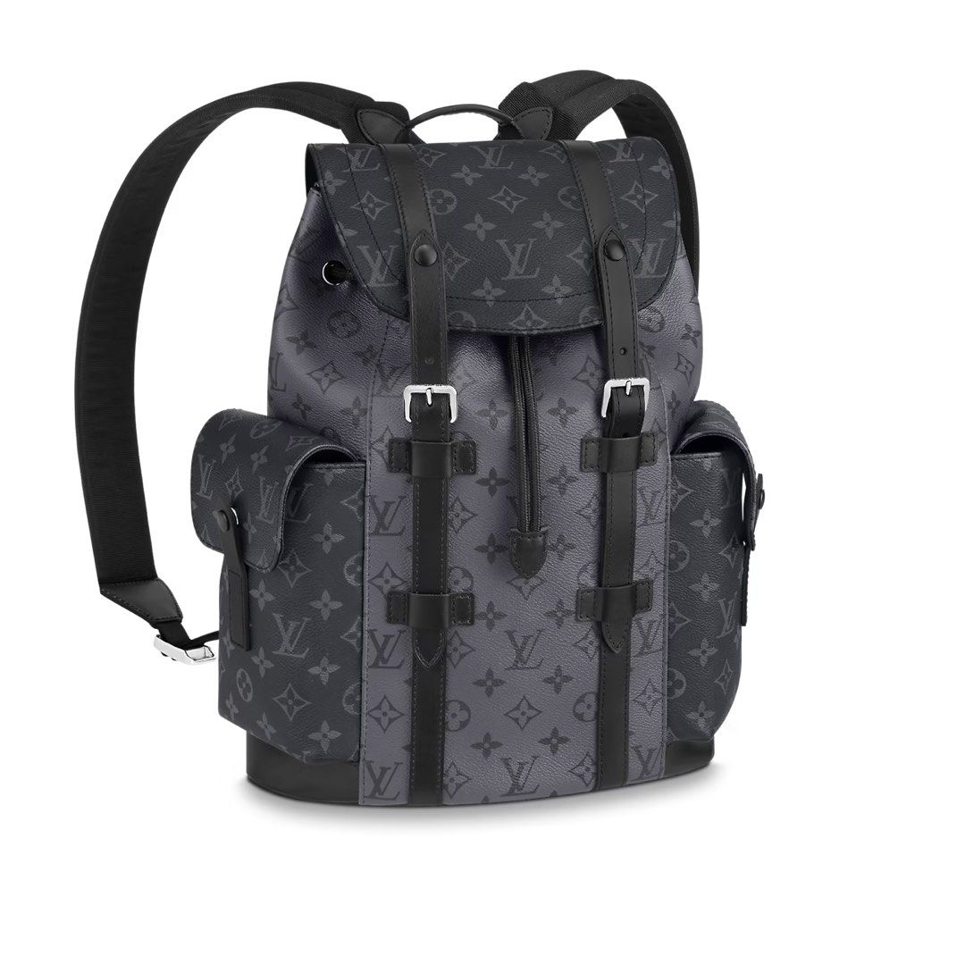 Louis Vuitton- Black Taurillon Christopher Backpack MM, Luxury, Bags &  Wallets on Carousell