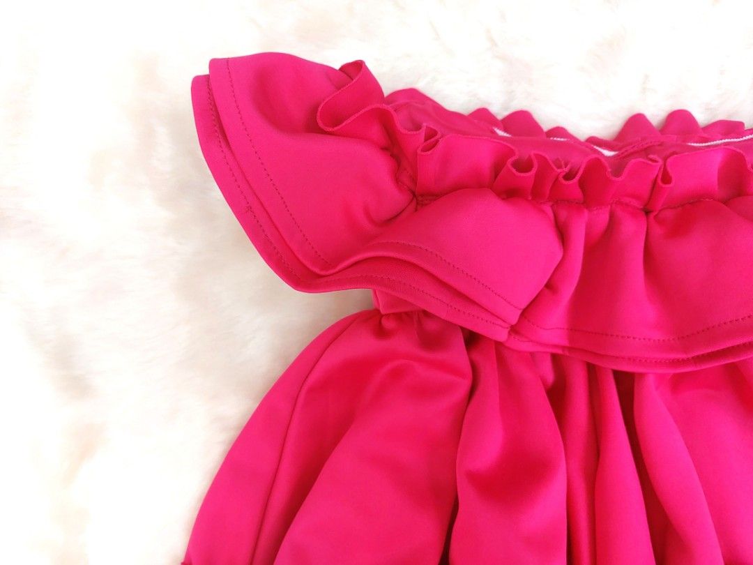 Princess dress (1-2 yrs old) (Category: Babies & Kids Fashion) located in Las Pinas. Submitted by tintwodc (Listing ID 1244311379, Image 2). Description: A very pretty fuchsia pink dress for your baby girl Used once for baby's 2nd birthday party Size: small. 1-2 years old.