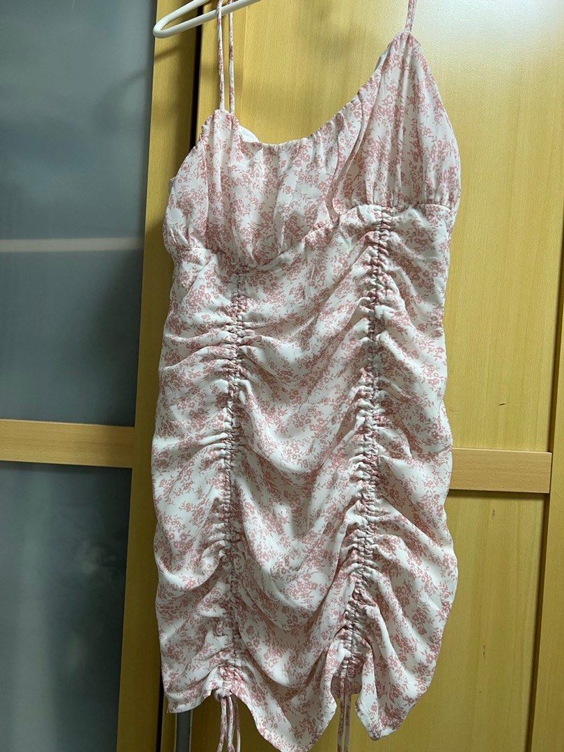princess polly ivy hollow mini dress Ivy Hollow Mini Dress White/Pink