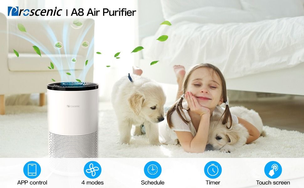 Proscenic air purifier shop a8 replacement filter