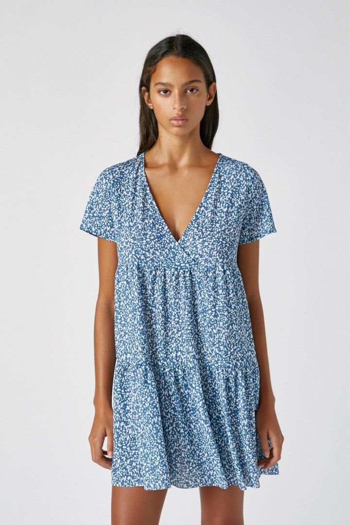 Pull and bear best sale floral dress