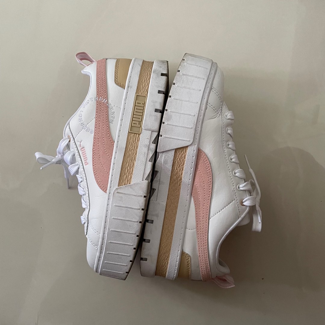 puma white shoes new