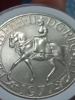 Queen Elizabeth Big Silver Coin