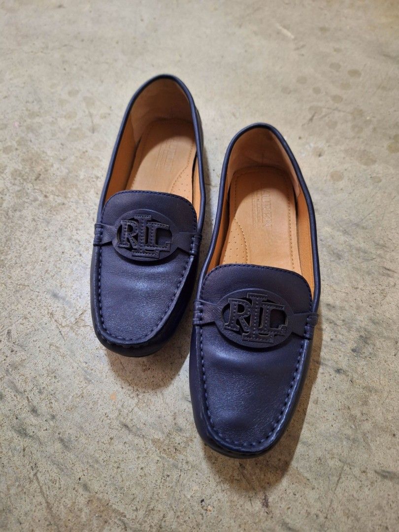Ralph lauren navy loafers online