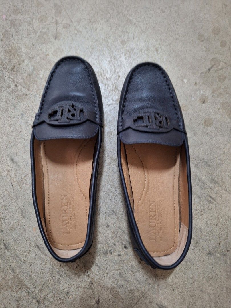Ralph lauren navy loafers sale