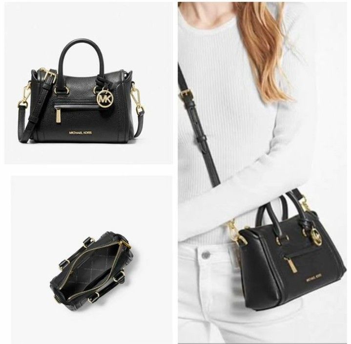 Ready Tas Mk Michael kors carine xs black new original Fesyen