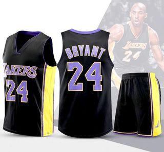 KOBE BRYANT #8 LOS ANGELES LAKERS BLACK THROWBACK JERSEY - Prime Reps