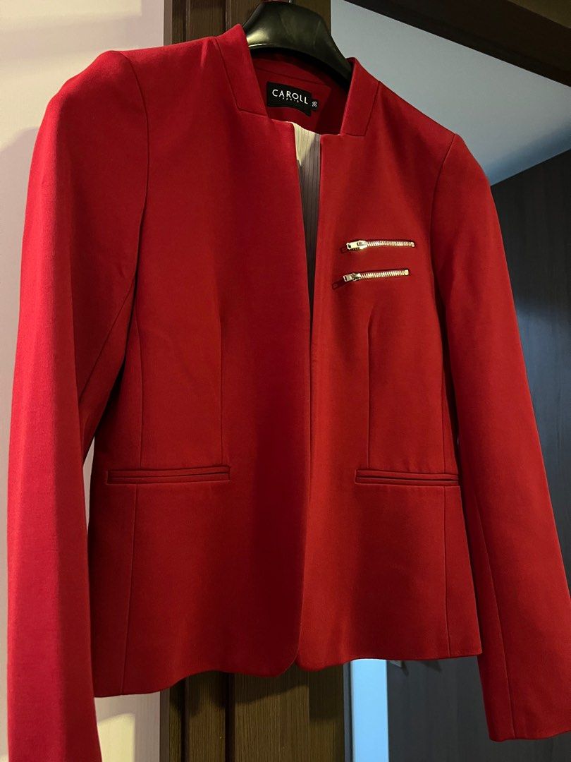 Red jacket top brand