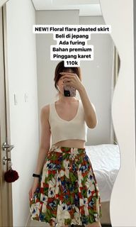 Rok floral jepang