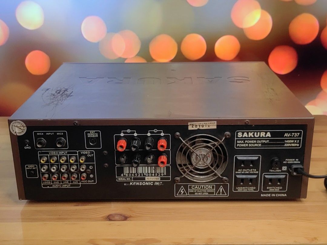 Sakura AV-737 Amplifier on Carousell