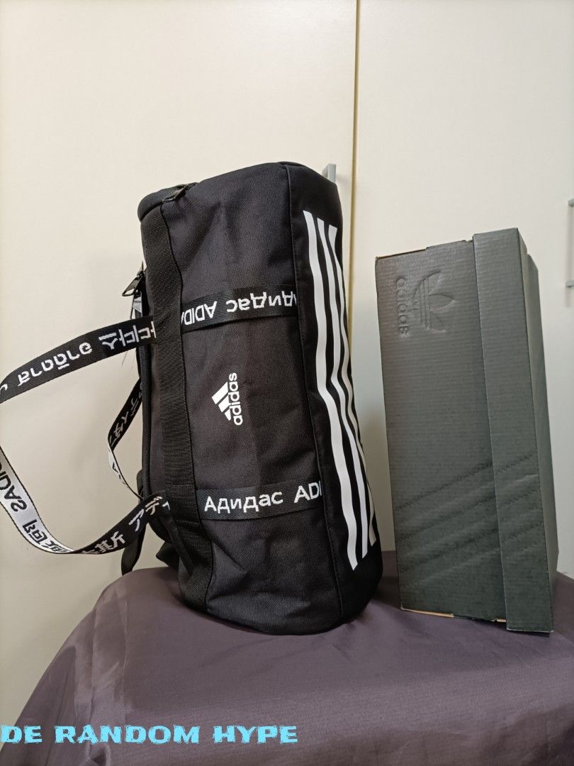 SALE XS Adidas duffel 4ATHLTS authentic adidas duffel bag women mens gym bag shoe bag shirt and bottles bag travel hand carry hand bag sports