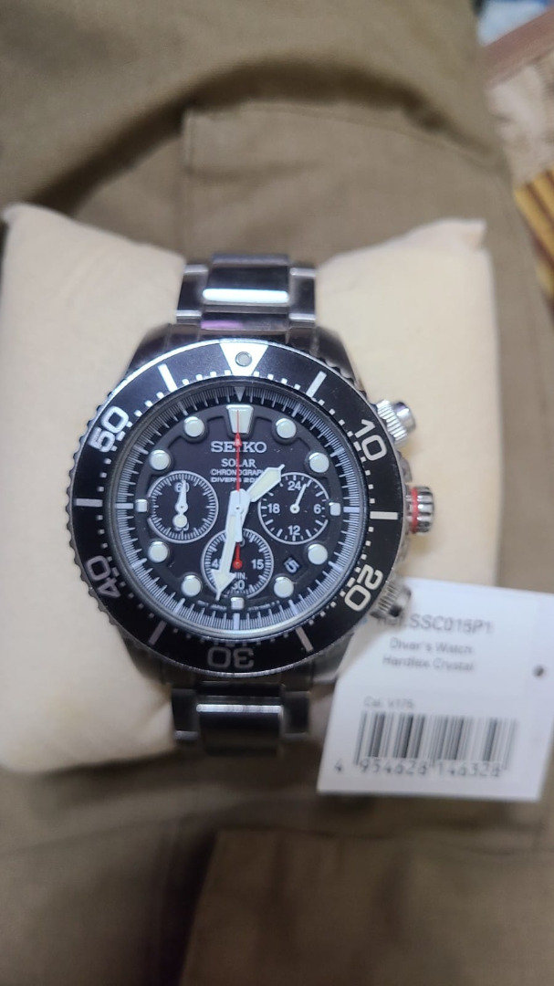 SEIKO SSC015 SEIKO SOLAR CHRONOGRAPH DIVER