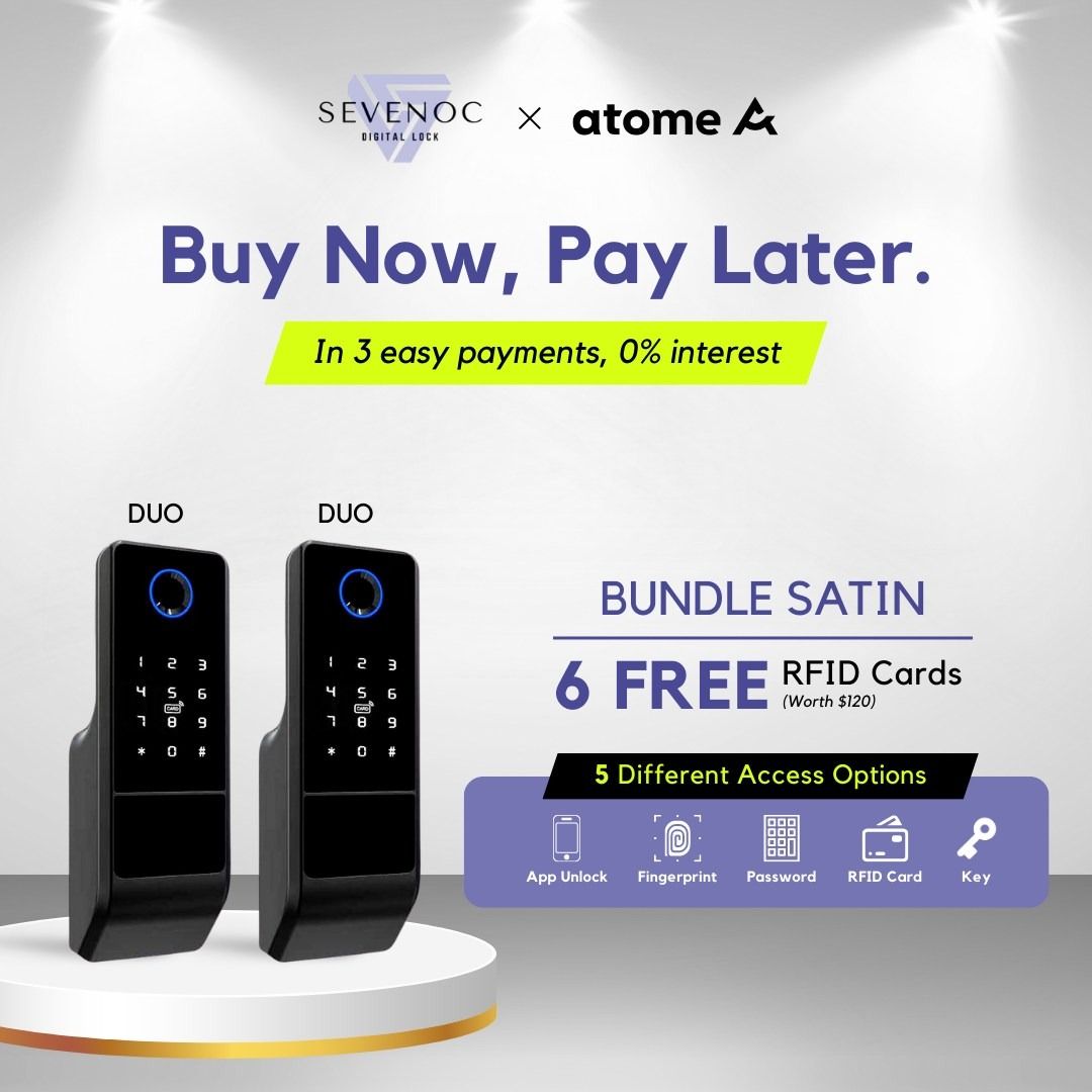 Sevenoc Bundle Duo Series, Furniture & Home Living, Security & Locks ...