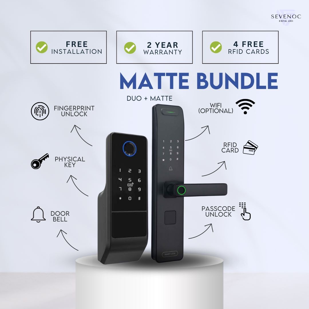 Sevenoc Bundle Matte Series, Furniture & Home Living, Security & Locks ...