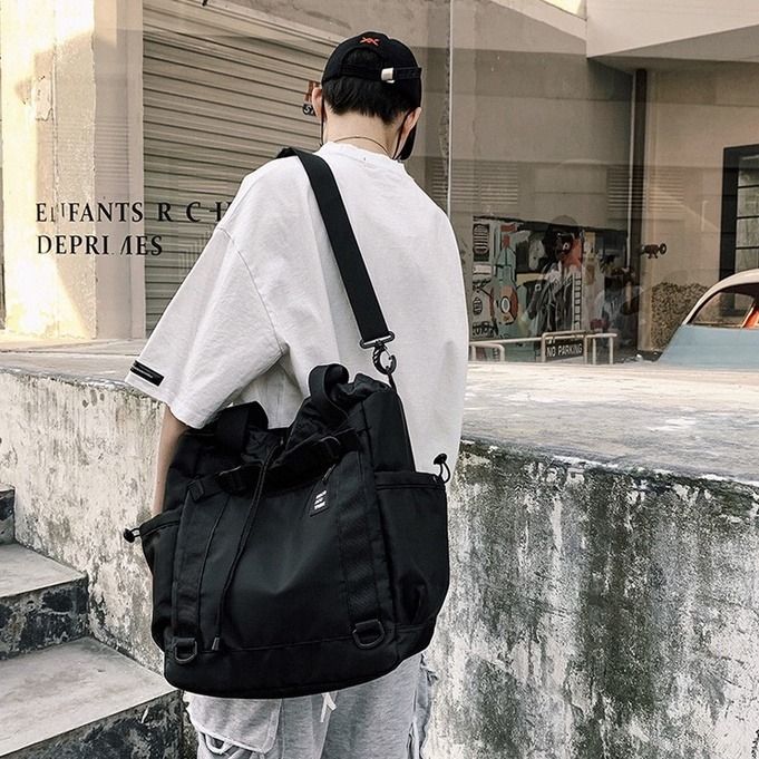 Shoulder Messenger Bag Unisex Nylon Waterproof Big Famous Designer